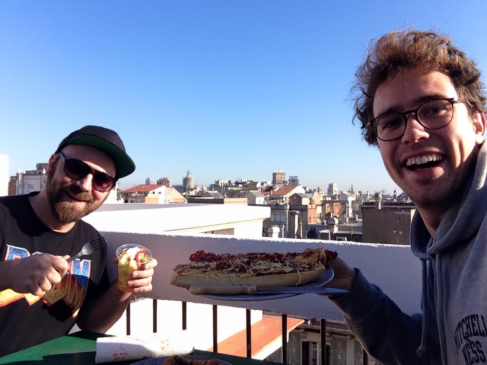 Bapt & Gael en vacances à Barcelone